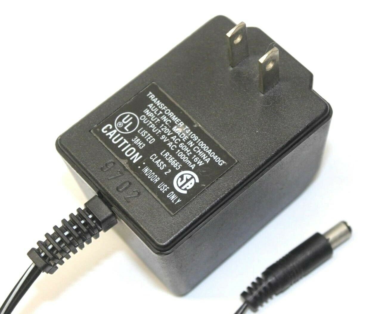 New Ault T41091000A040G HA-091A Power Supply Adapter 9VAC 1000mA New Ault T41091000A040G HA-091A Power Supply Adapter 9VAC 1000mA